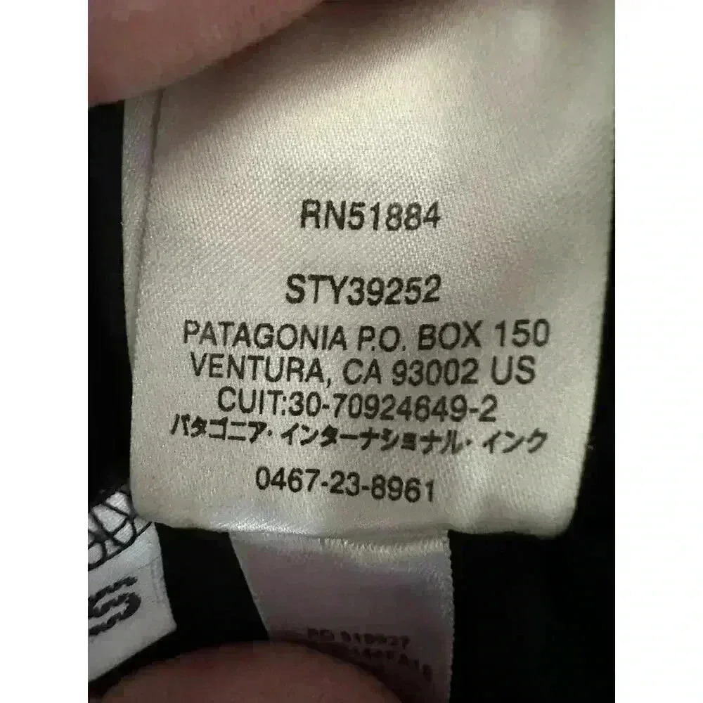 Patagonia Fitz Roy Scope Organic T-­Shirt - Black Size XS Slim Fit - Picture 9 of 9